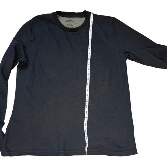 Lambs Men’s Long sleeve black shirt radiation blocking wavestopper faraday large - Picture 6 of 8